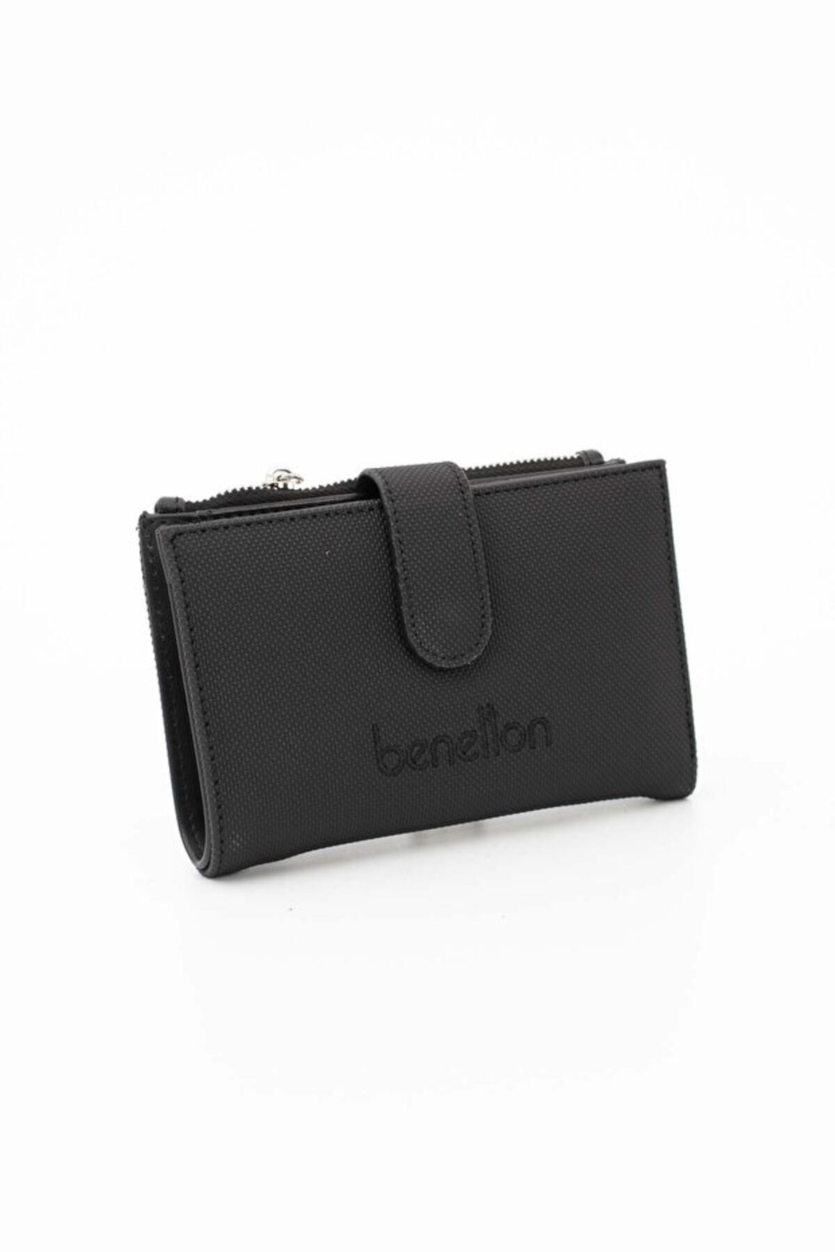 United Colors Of Benetton Kadın Cüzdan BNT_1656 Siyah United Colors Of Benetton Kadın Cüzdan BNT_1656 Siyah