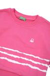 Benetton Sweatshirt Kız Çocuk BNT-G21572 72821 Pembe