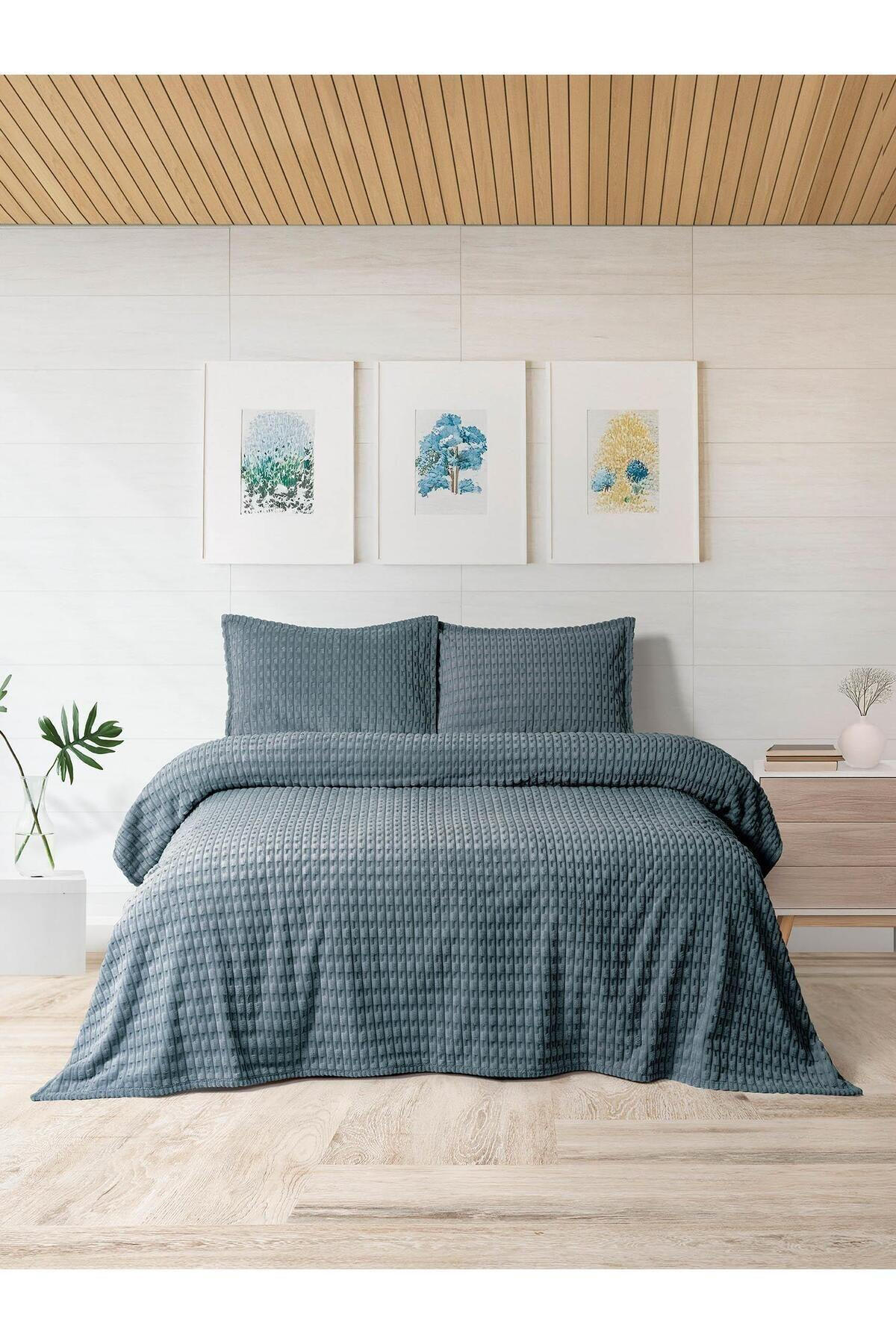 Merinos Battaniye Seti Çk Modern Twist Ocean