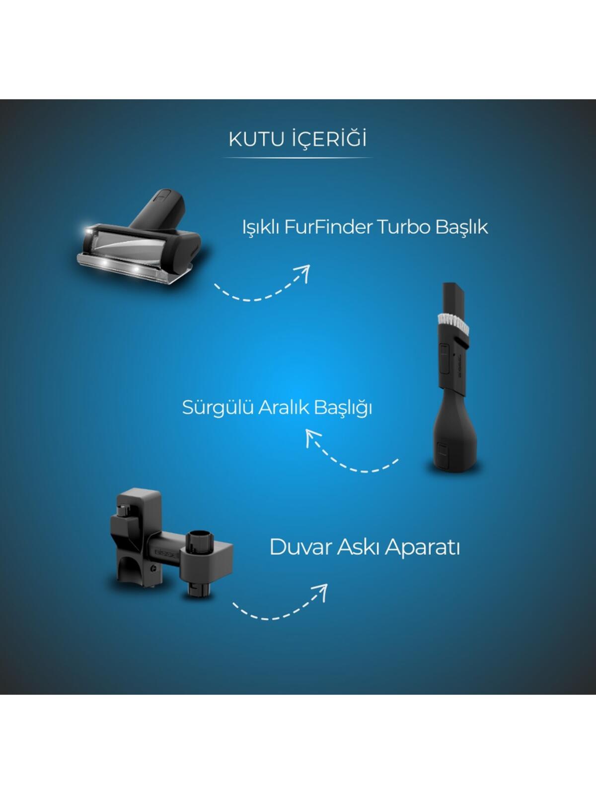 Bissell Dikey Süpürge Furguard Pro Kablosuz 4094N