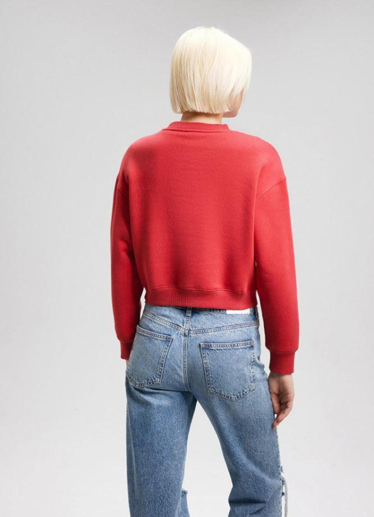 Mavi Sweatshirt M1611601-70936 Kırmızı