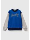 Benetton Sweatshirt Erkek Çocuk 3J68C10JM Mavi