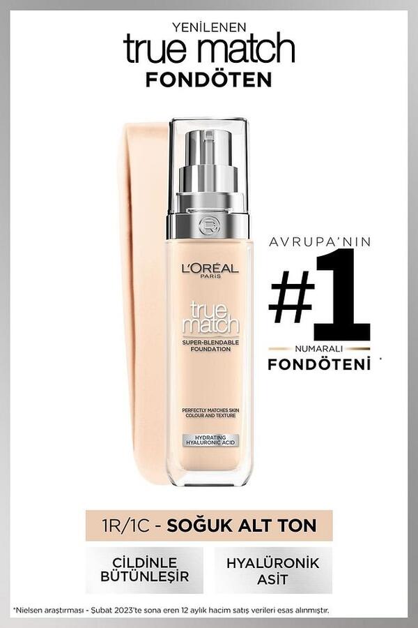 Loreal Paris Fondöten True Match No:1R1C1K