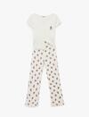 Koton Pijama Takımı 6WLK40160MK Bej Desenli