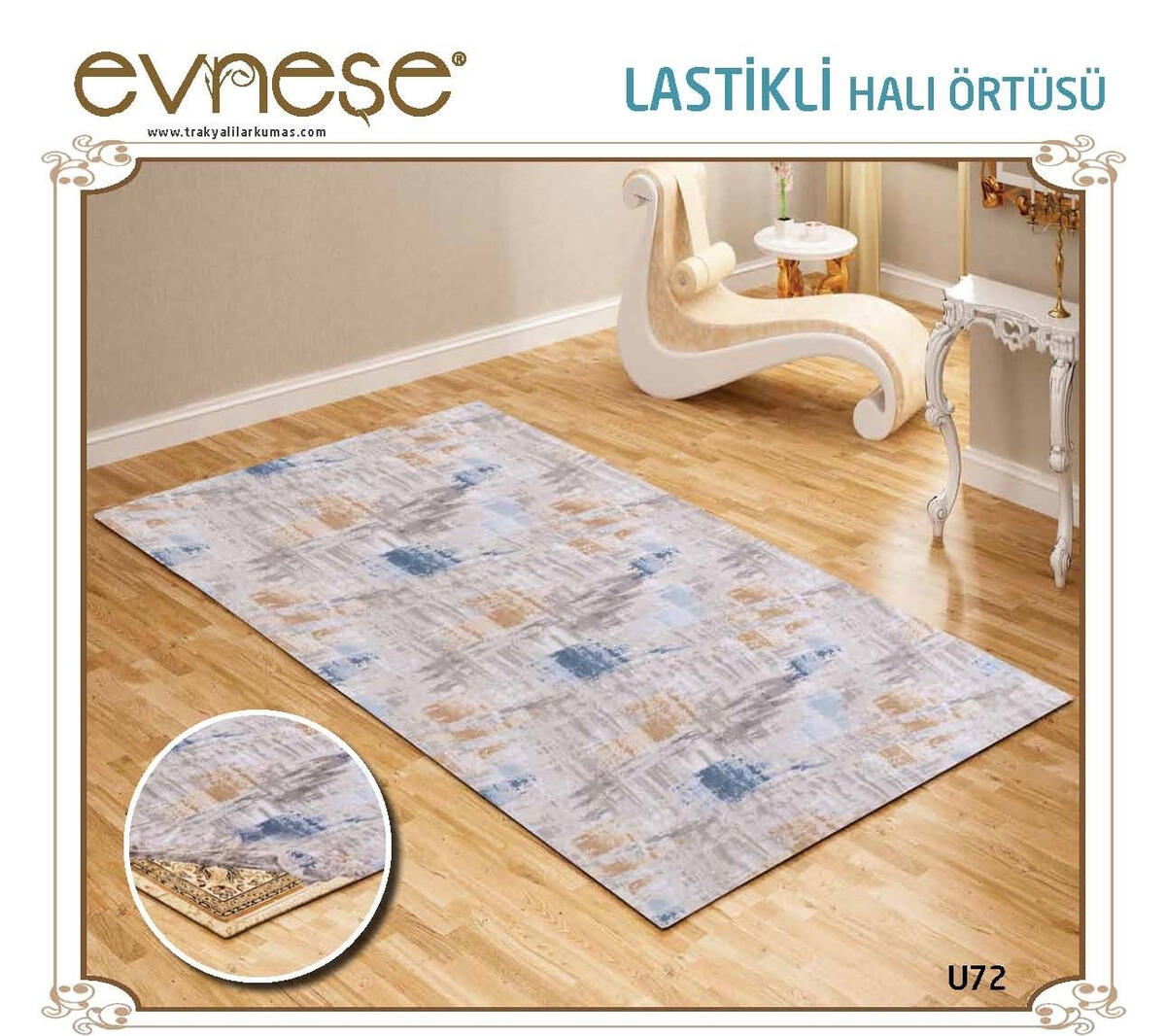 Evneşe Halı Örtüsü 4M2 U72(DY)