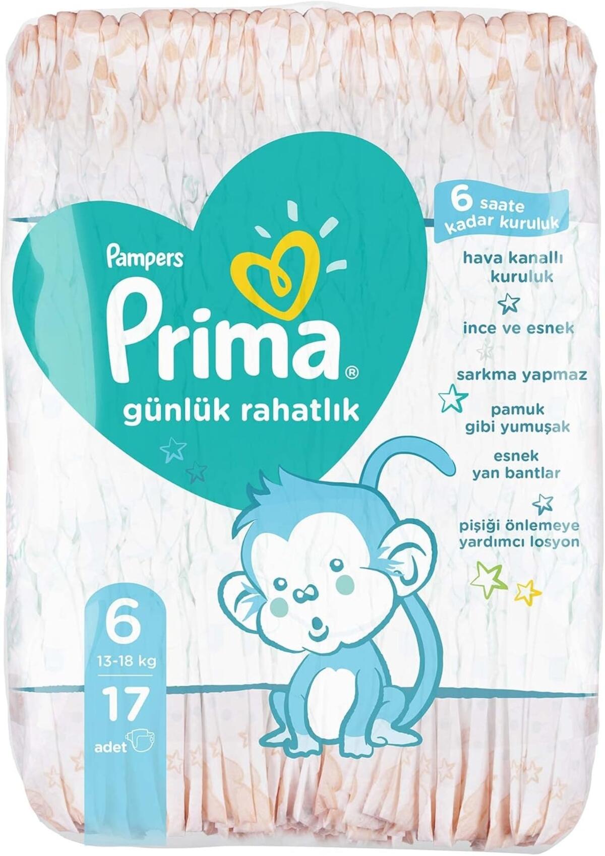 Prima Bez Günlük Rahatlık Extra Large 6 Beden 17Li