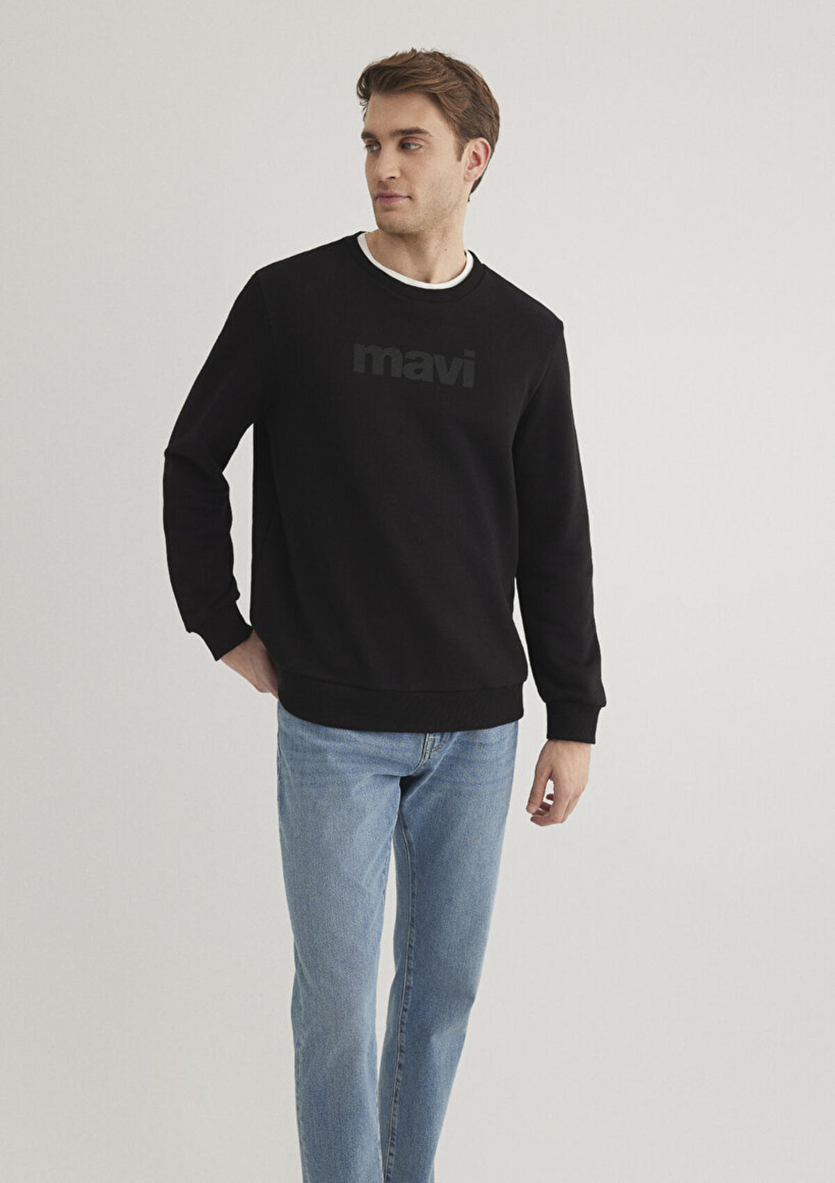 Mavi Sweatshirt M066303-900 Siyah