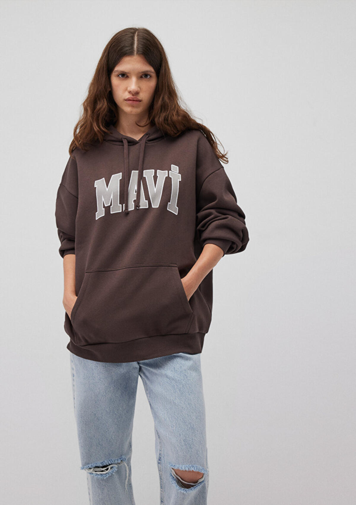 Mavi Sweatshirt M1600361-70222 Kahverengi