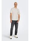 Only&Sons Tişört 22033190 Bej