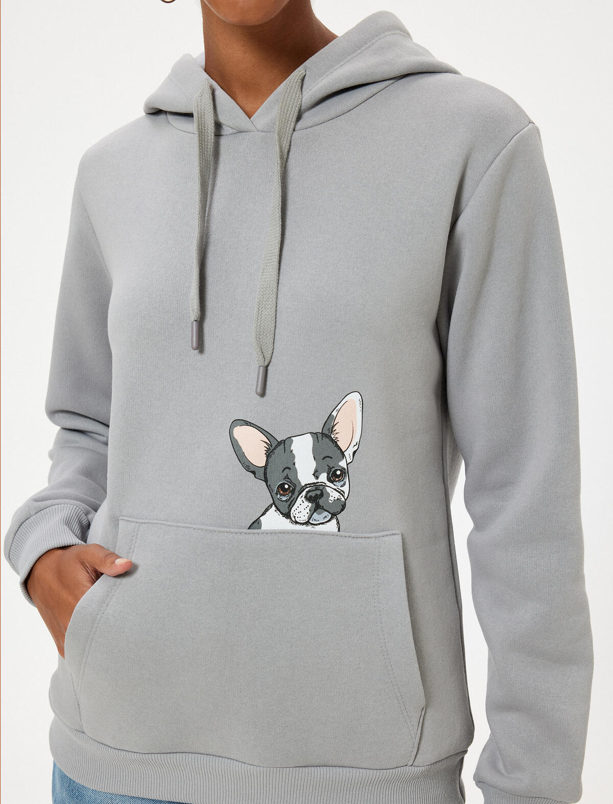 Koton Sweatshirt 5WAL10179IK Gri