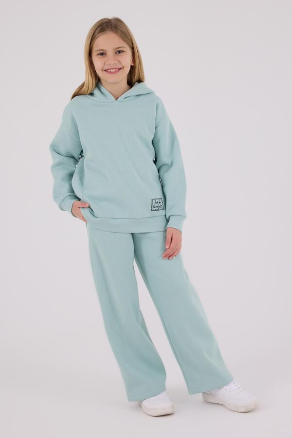 Rolypoly Eşofman Takımı Kız Çocuk RP3692-2 Su Yeşili