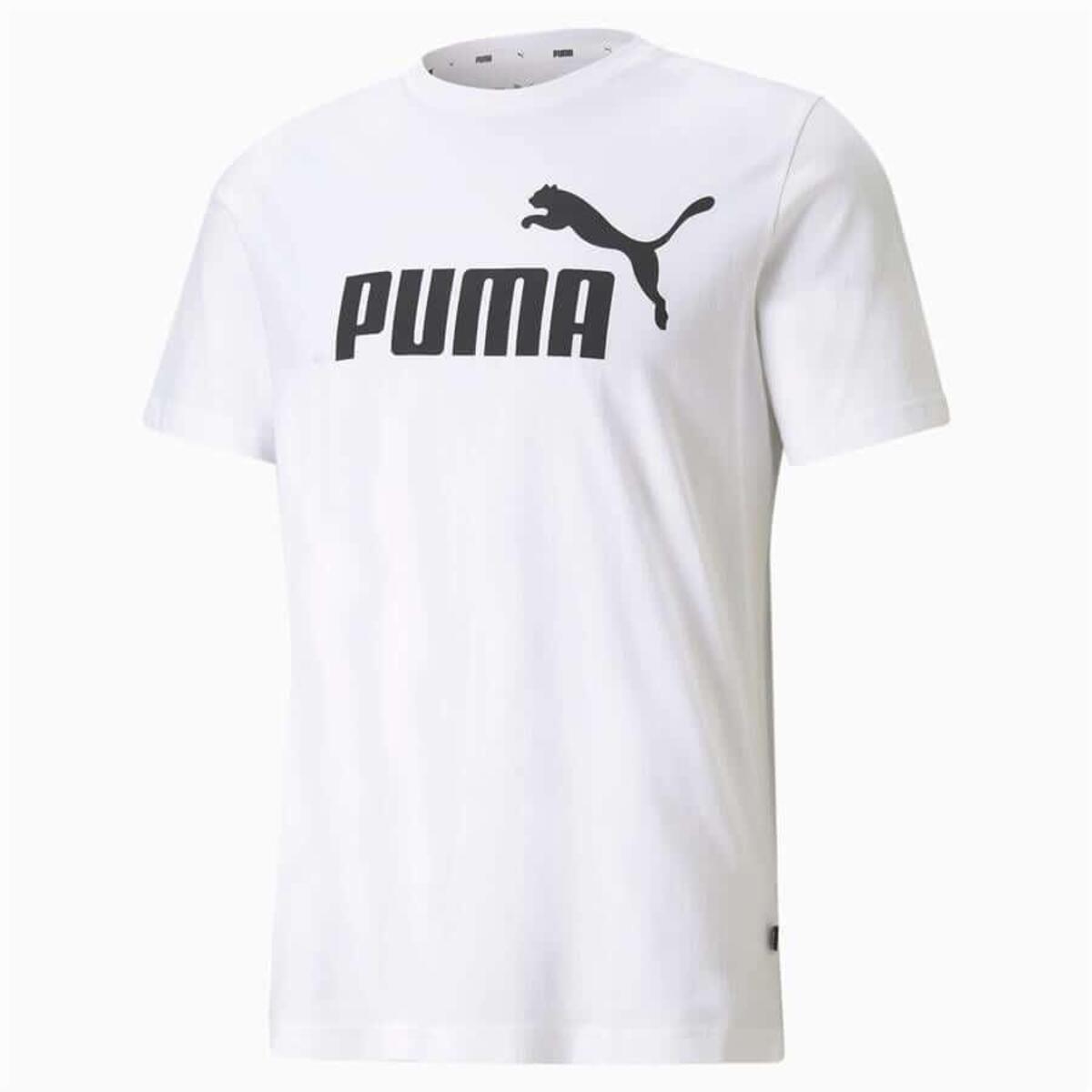Puma Ess Logo Tee 586666_02 Beyaz