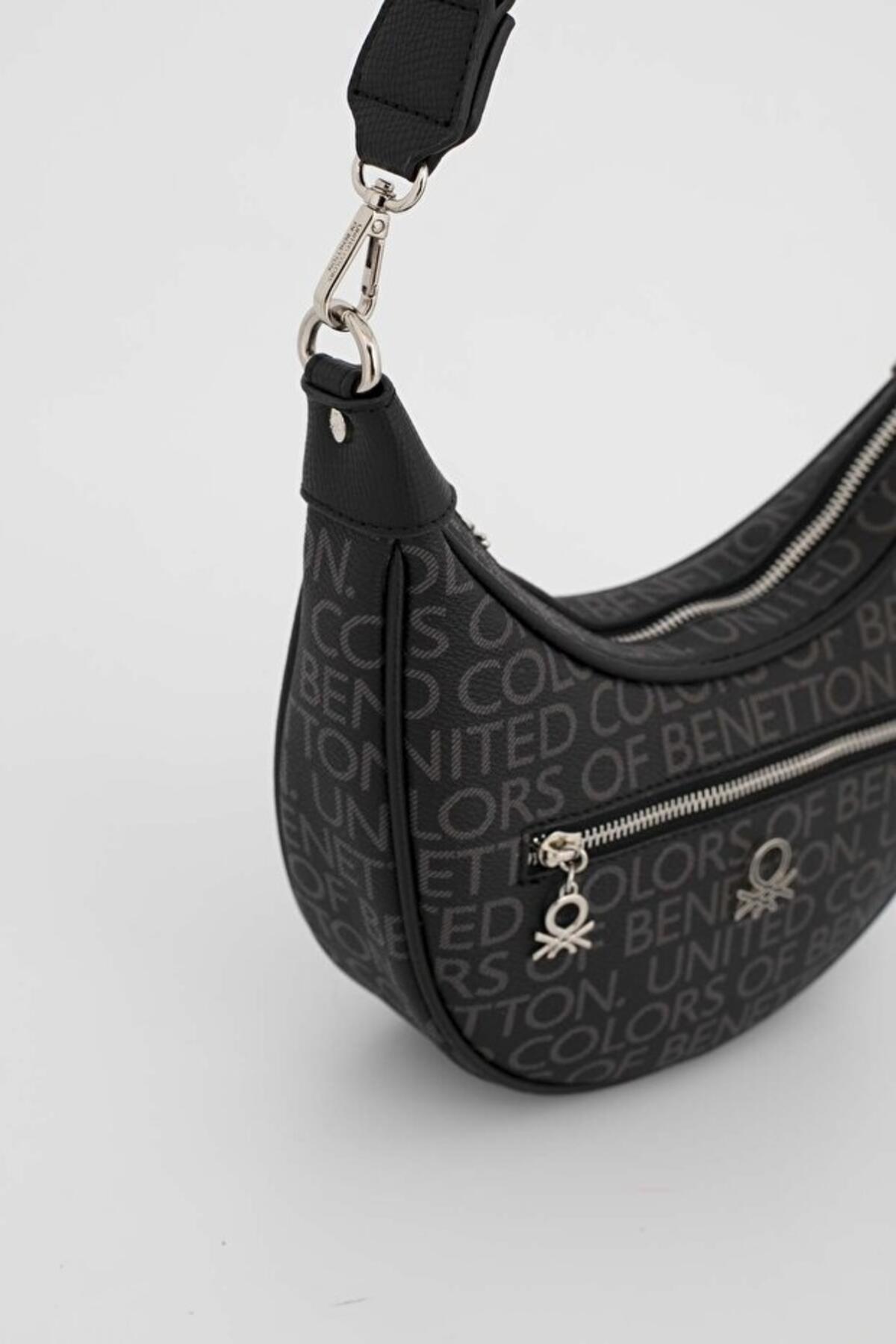 United Colors Of Benetton Kadın Kol Çantası BNT_1685 Siyah