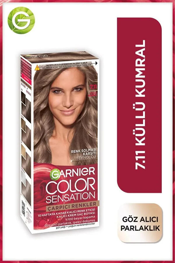 Garnier Saç Boyası Çarpıcı Renkler No:7.11