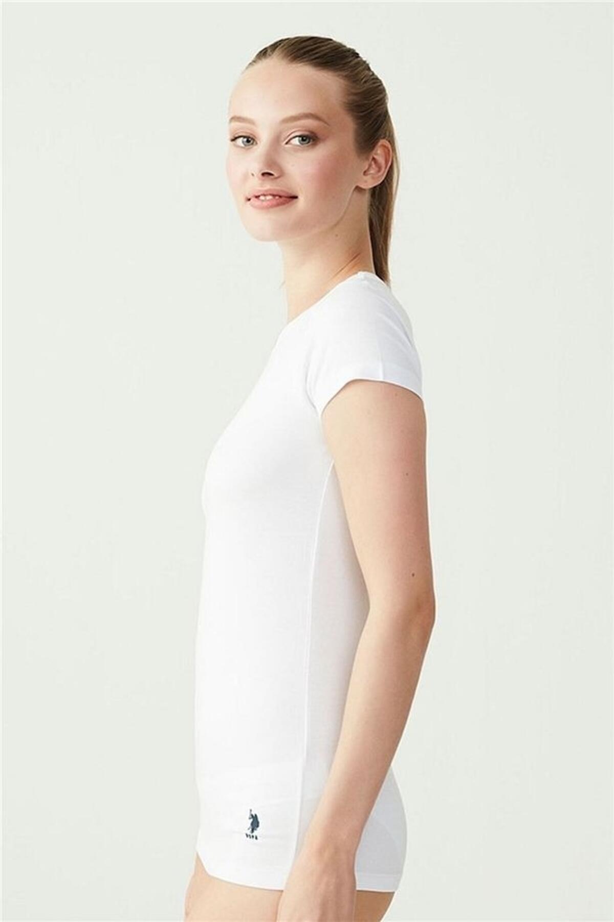 U.S Polo Assn. Tişört 66002 Beyaz