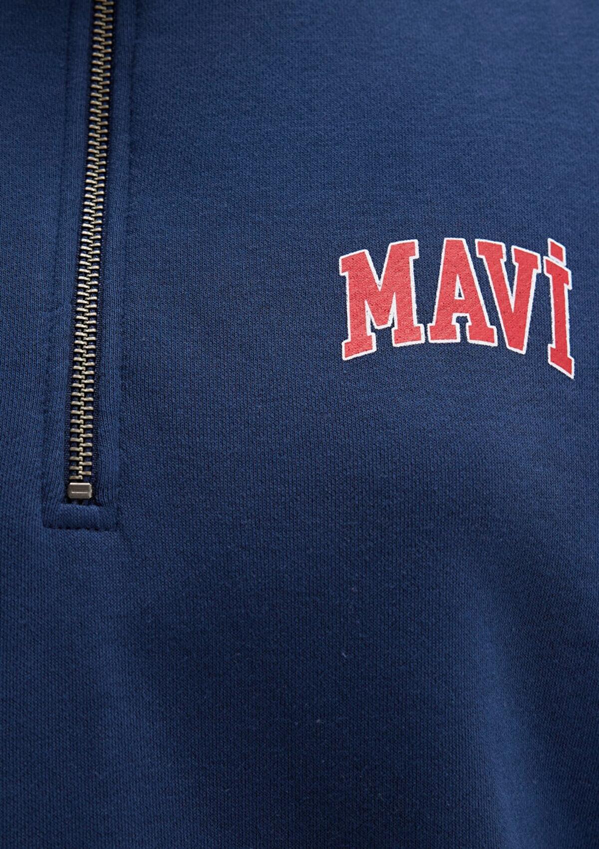 Mavi Sweatshirt M1S10373-70488 Lacivert