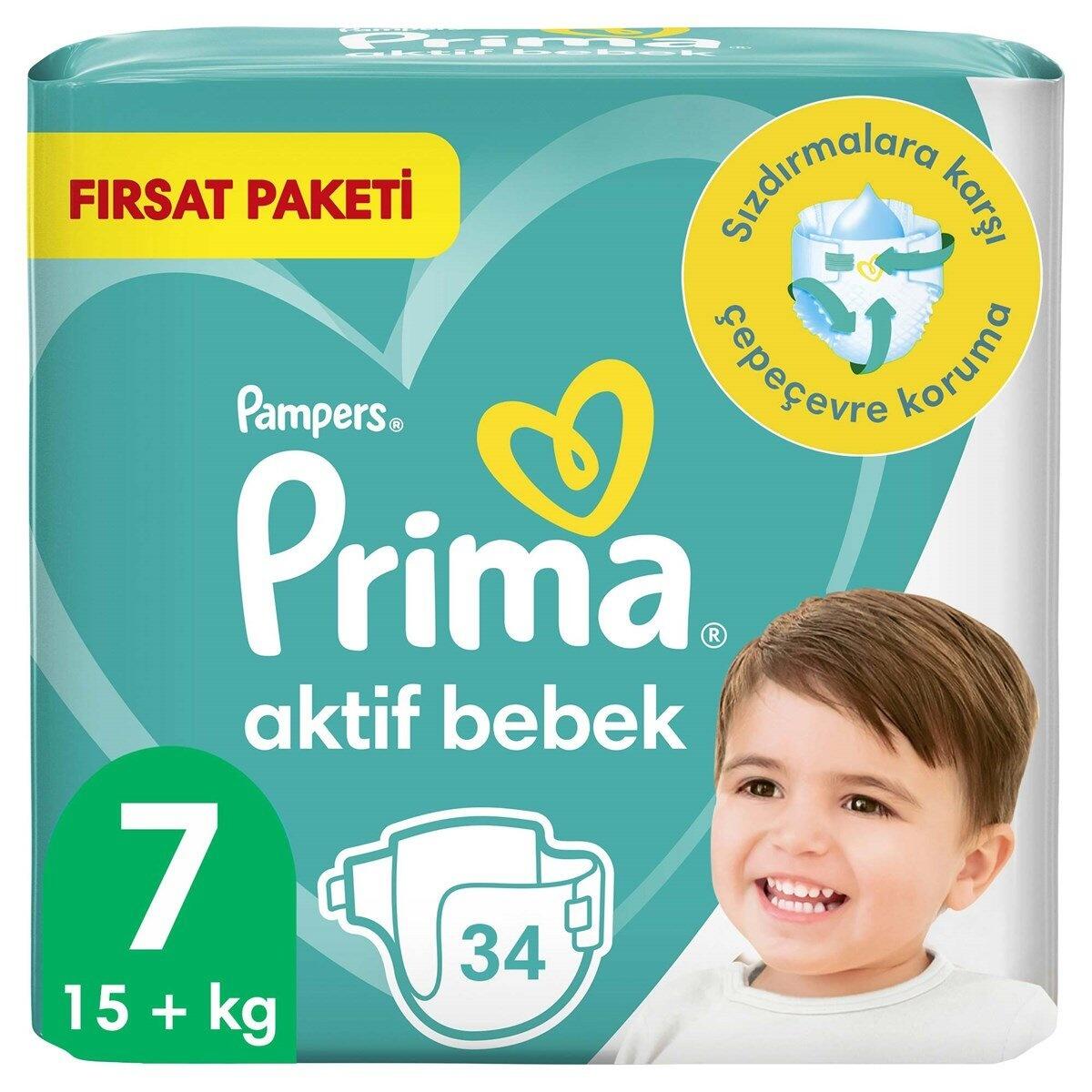 Prima Bez Aktif Bebek Fırsat Paketi Büyük Beden 34Lü