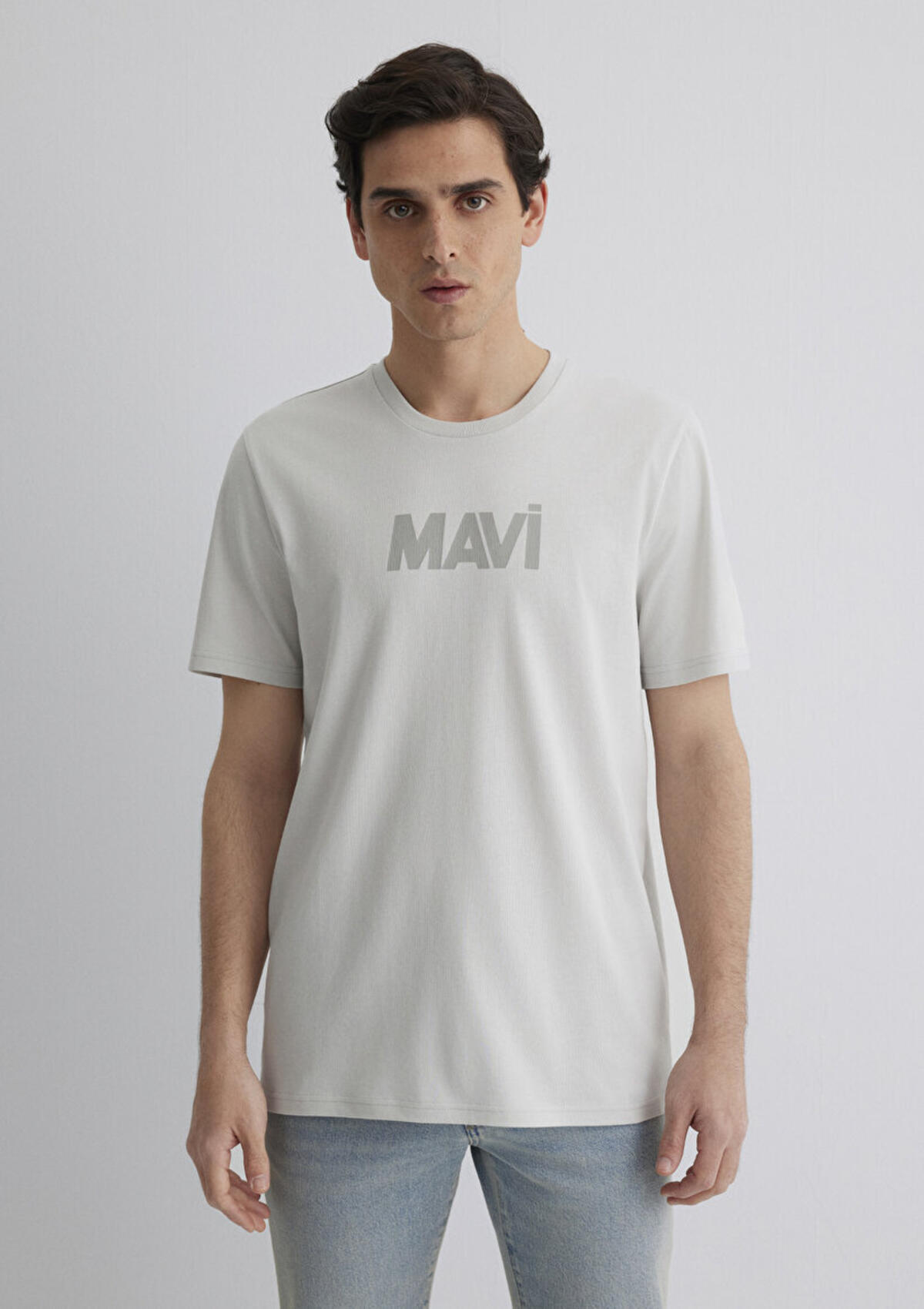 Mavi Tişört M066846-70080 Gri