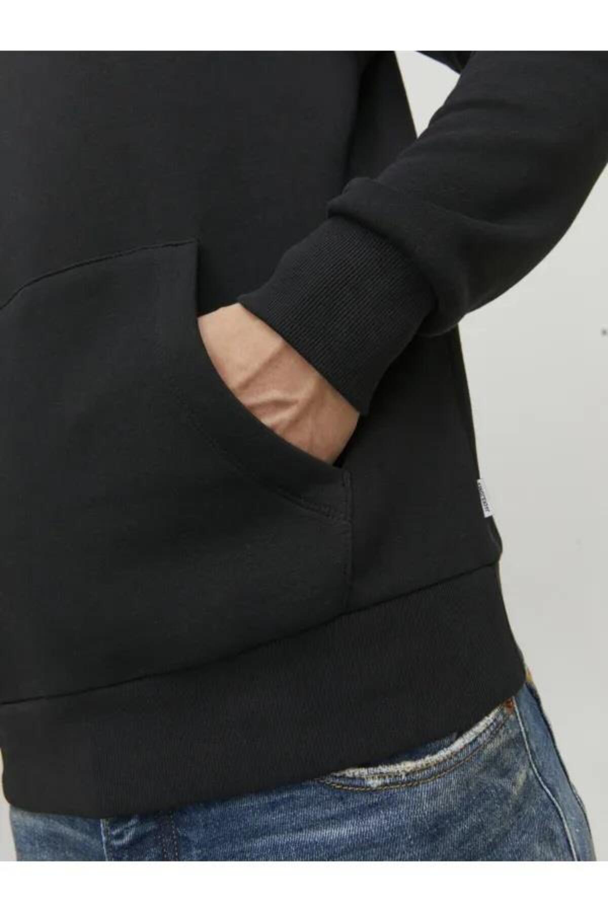 Jack&Jones Sweatshirt 12152840 Çizgili Siyah