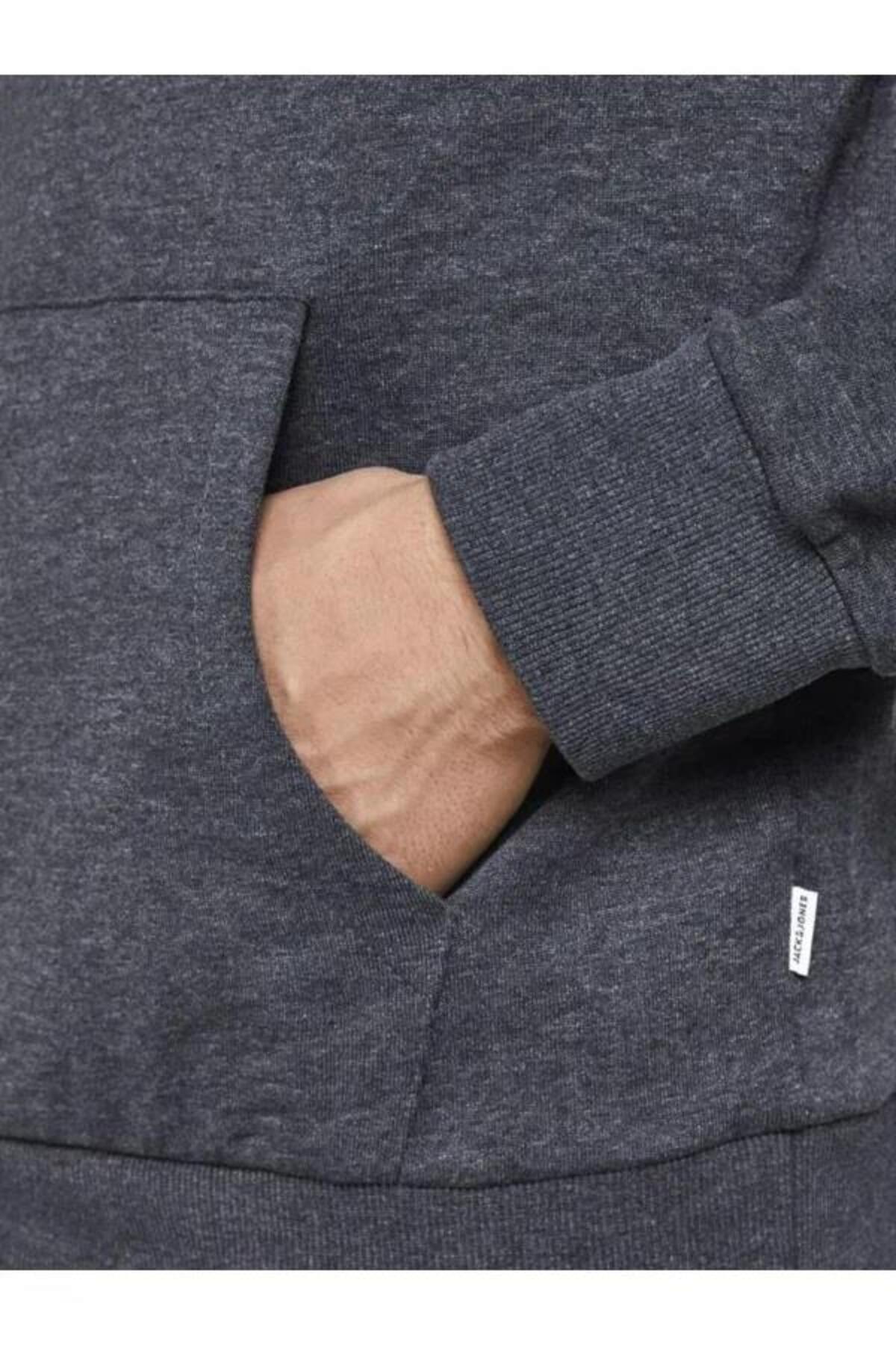 Jack&Jones Sweatshirt 12205081 Koyu Gri