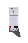 U.S Polo Assn. Çorap Kına A081SZ013 Gri Melanj