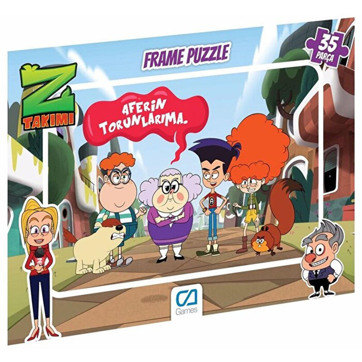 Ca Games Frame Puzzle 35 Parça Z Takımı CAFRM5163-5164
