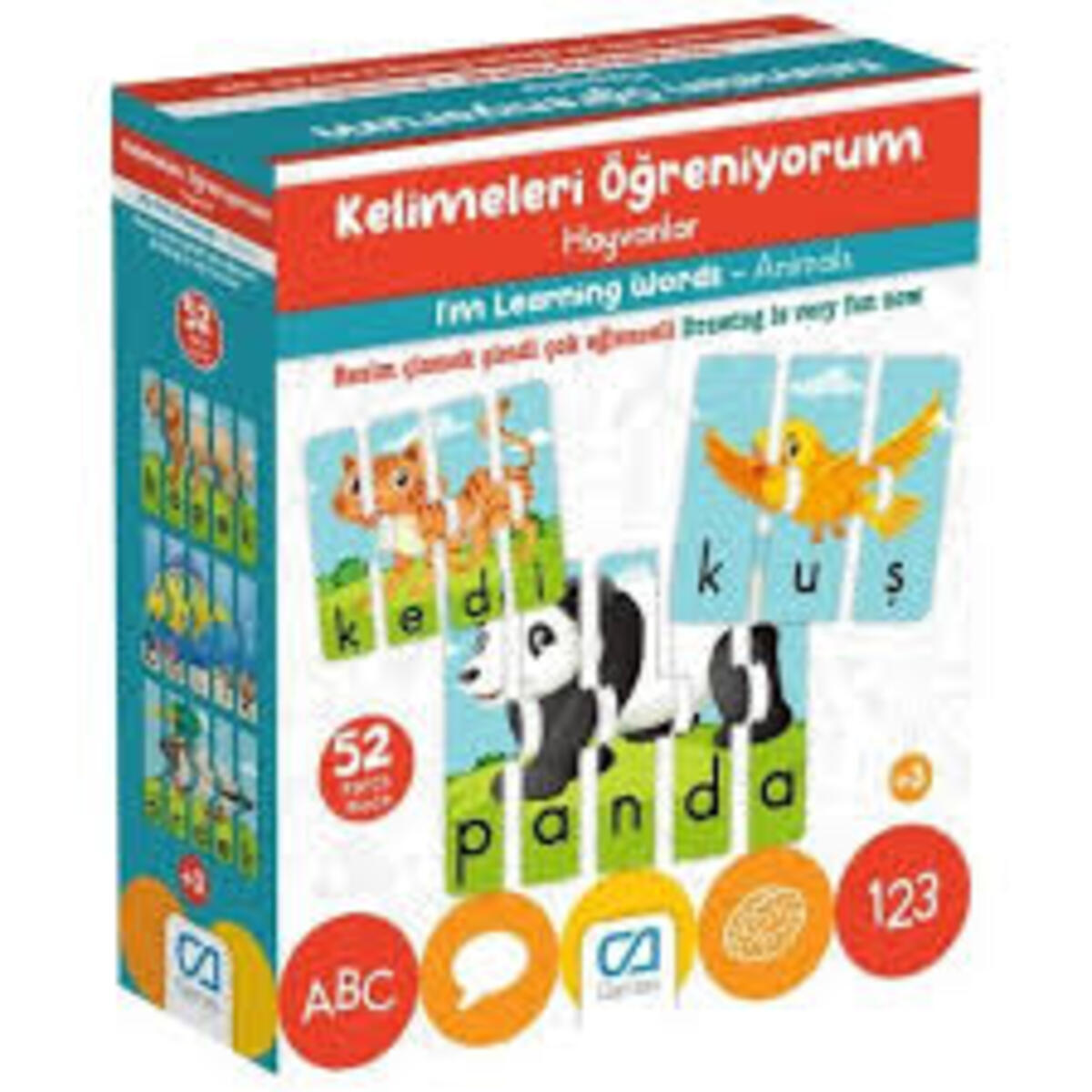 Ca Games Eğitici Puzzle Kelimeleri Öğreniyorum Hayvanlar CA-5206