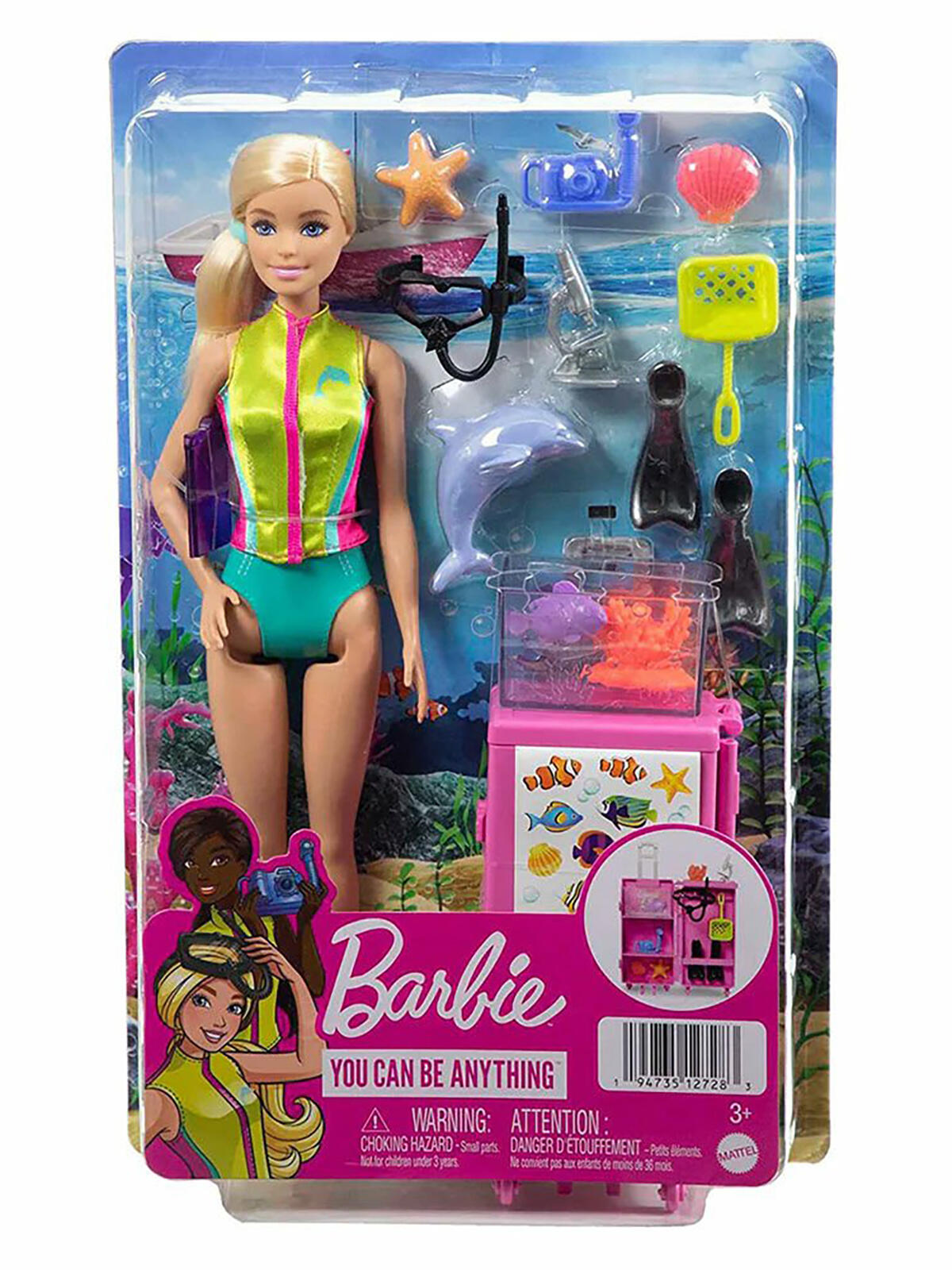 Barbie Deniz Biyoloğu Oyun Seti MTL-HMH26