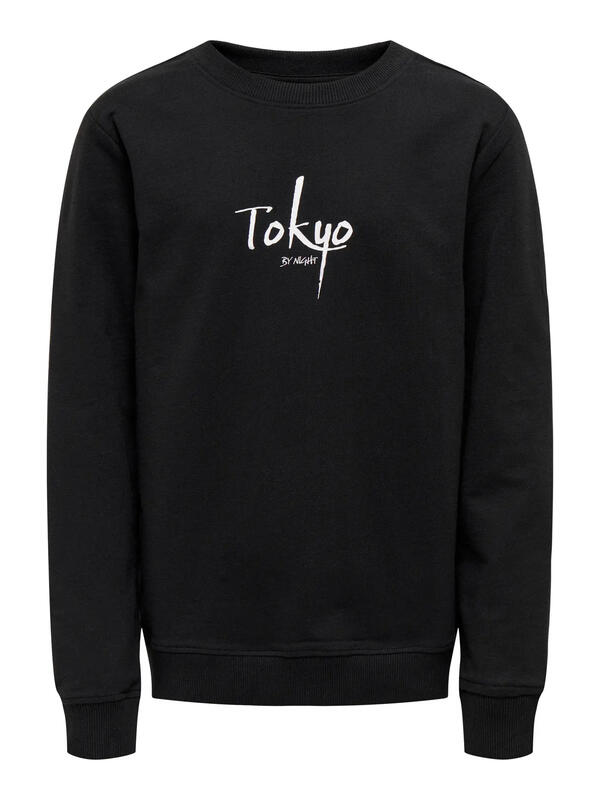 Only&Kids Boy Sweatshirt 15314136 Siyah