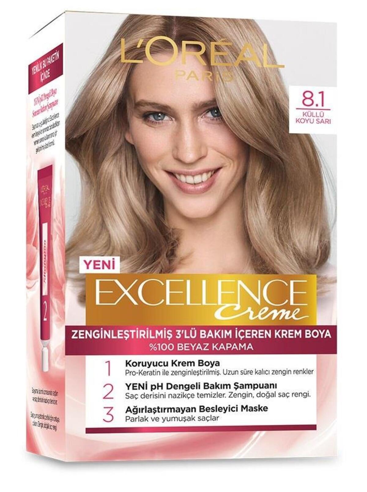 Excellence Saç Boyası No:8.1