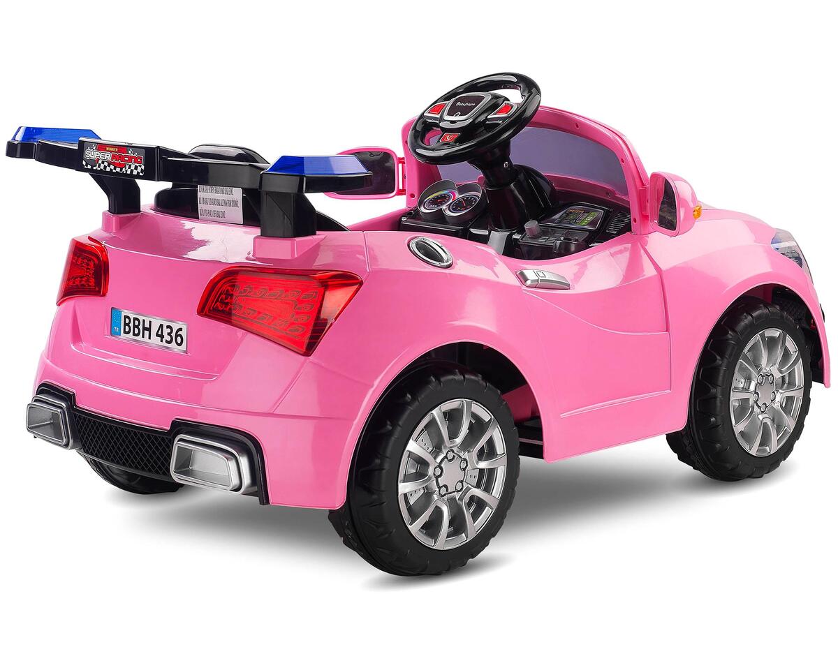 Babyhope Akülü Araba 12V 436 Pembe
