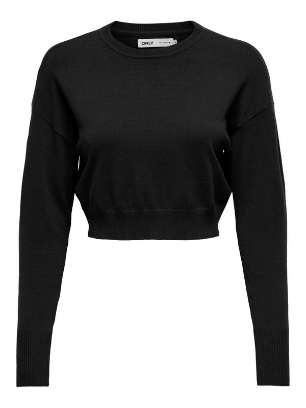 Only Crop Bluz 15262149 Siyah