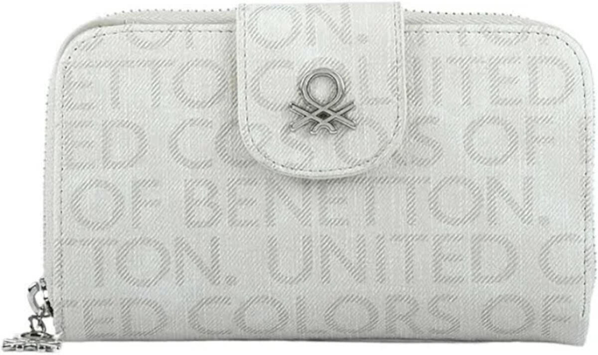 United Colors Of Benetton Kadın Cüzdan BNT_1301 Beyaz-A.Gri