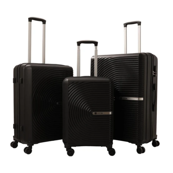 Mçs Pp Valiz V374 Siyah Orta Boy