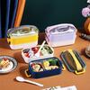 Vagonlife Lunchbox 3 Bölmeli Paslanmaz Çelik 1400Ml XC-462