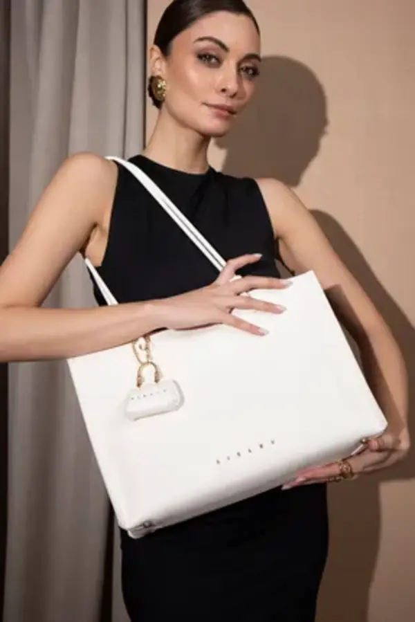 Sisley Kadın Kol Çantası SLY_167 Beyaz