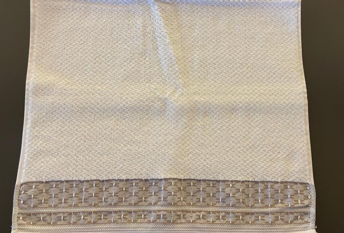 Özdilek Banyo Havlusu 90*150 Strap Beyaz-Bej