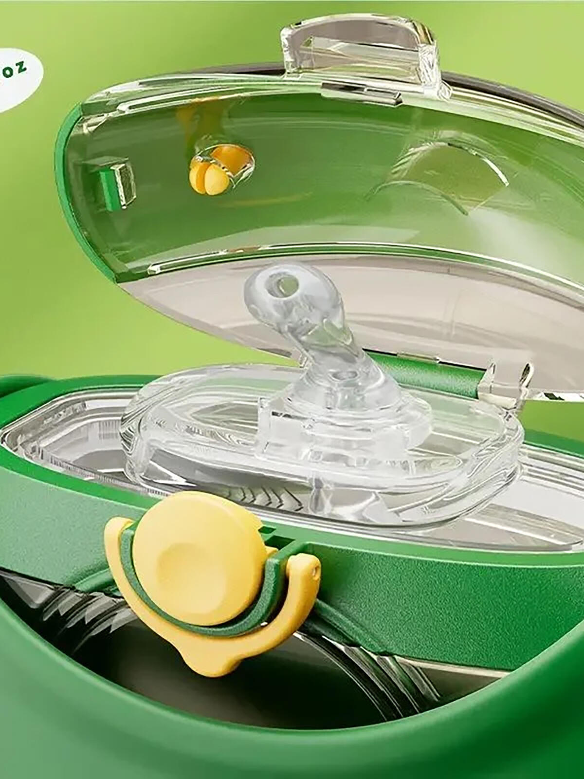 Cocosmıle Silikon Kılıflı Trıtan Matara 630 Ml Cs0007Yeşil