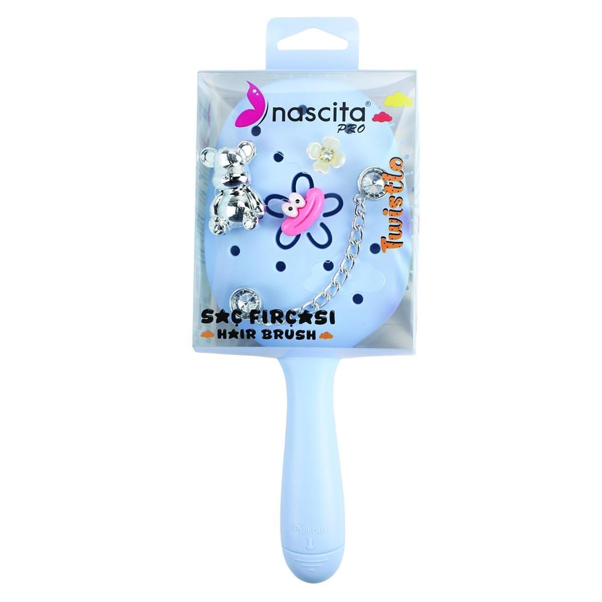 Nascita Saç Fırçası Twistlo Mavi NASFPRO00059BLUE