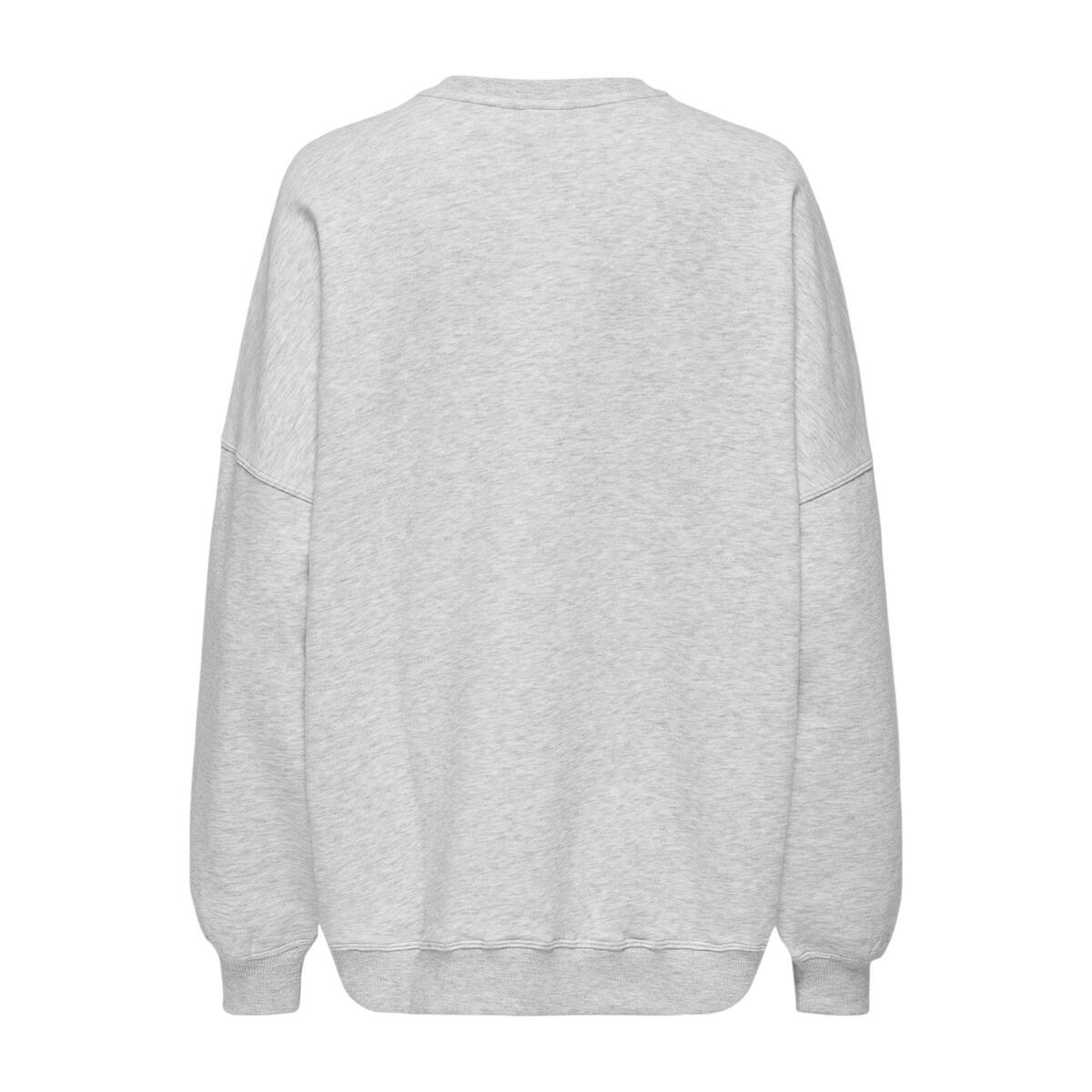 Only Sweatshirt 15333285 Açık Gri Melanj