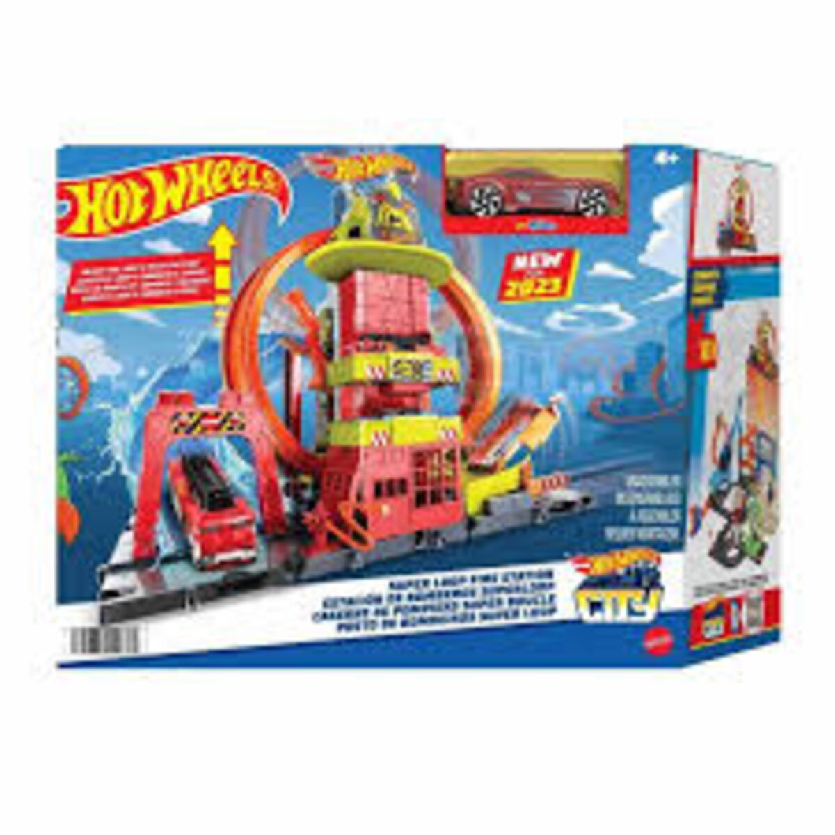 Hot Wheels Çember Pistli İtfaiye İstasyonu MTL-HKX41