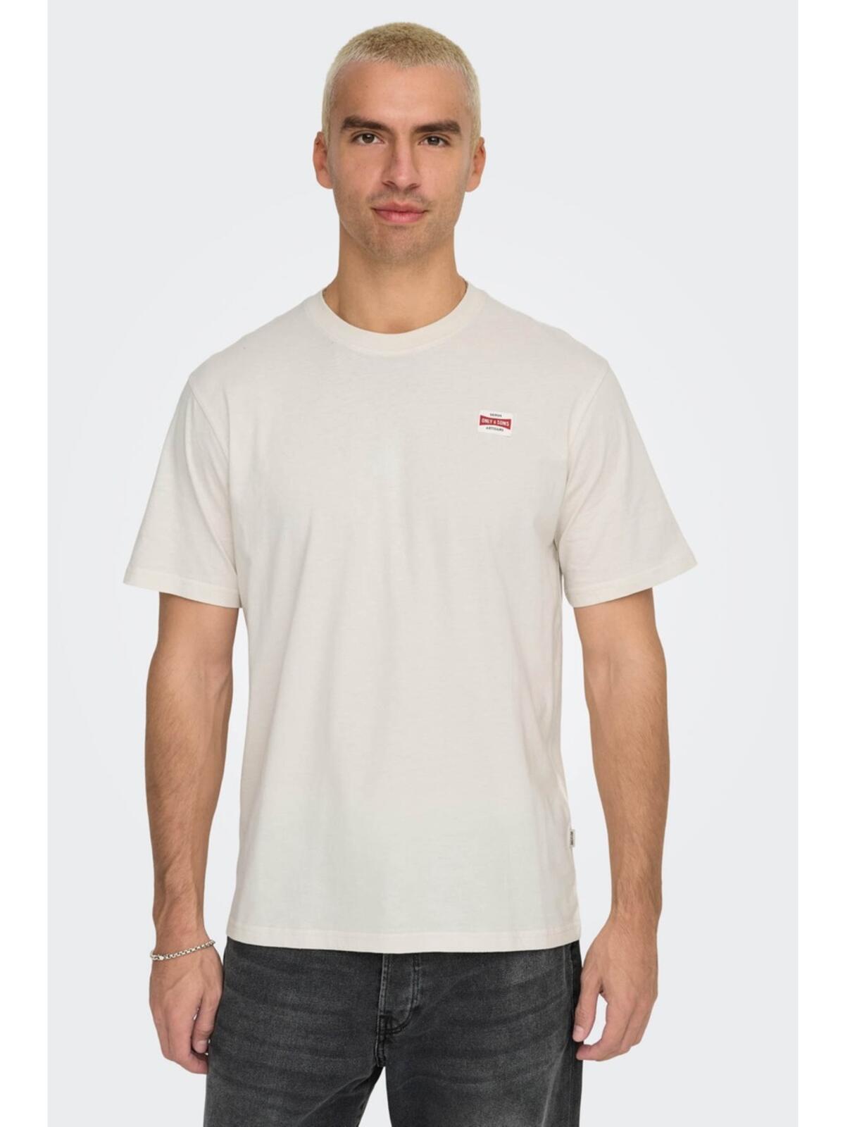 Only&Sons Tişört 22033190 Bej