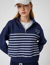 Koton Sweatshirt 5WAL10210IK Lacivert