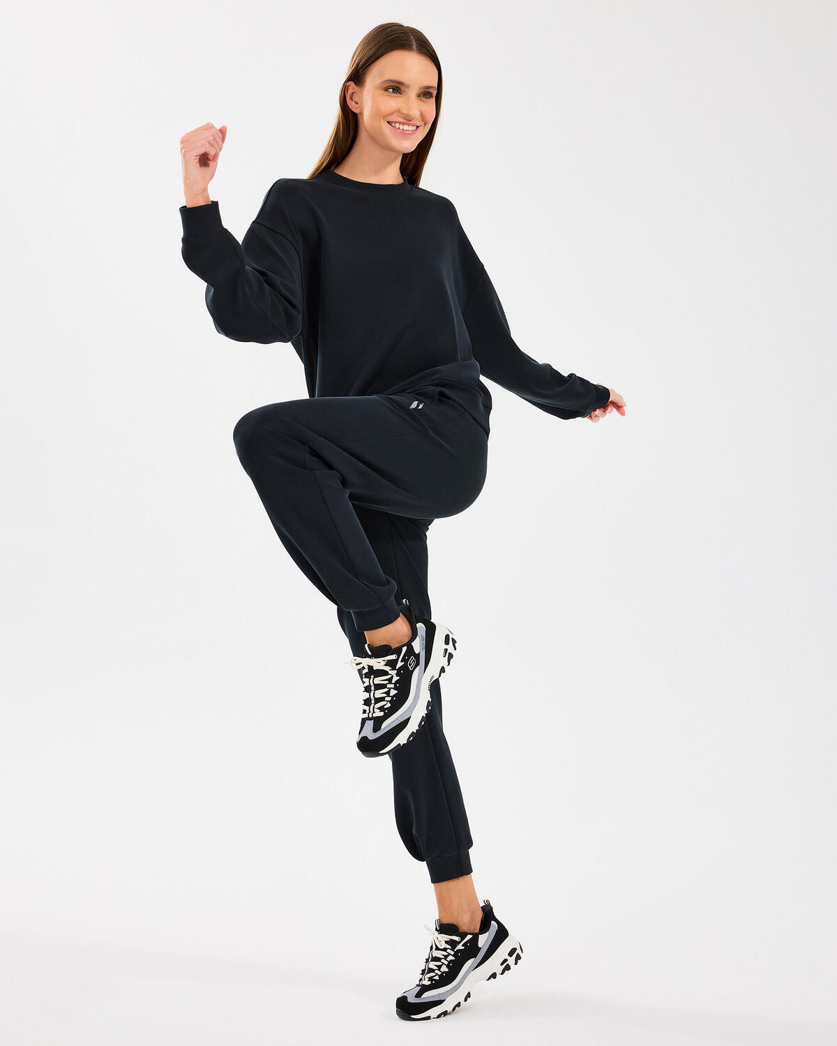 Skechers Lounge Jogger Sweatpant S2510056-001 Siyah