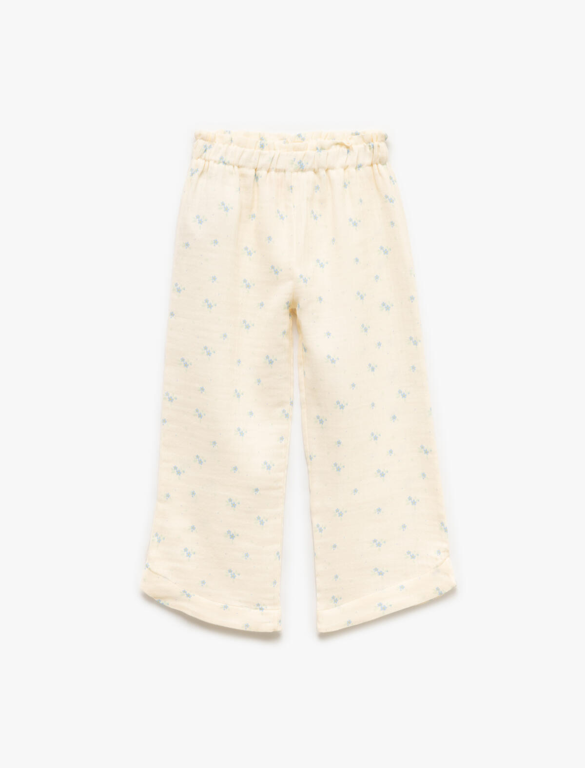 Koton Pantolon Kız Bebek 5SMG40013AW Ekru Desenli