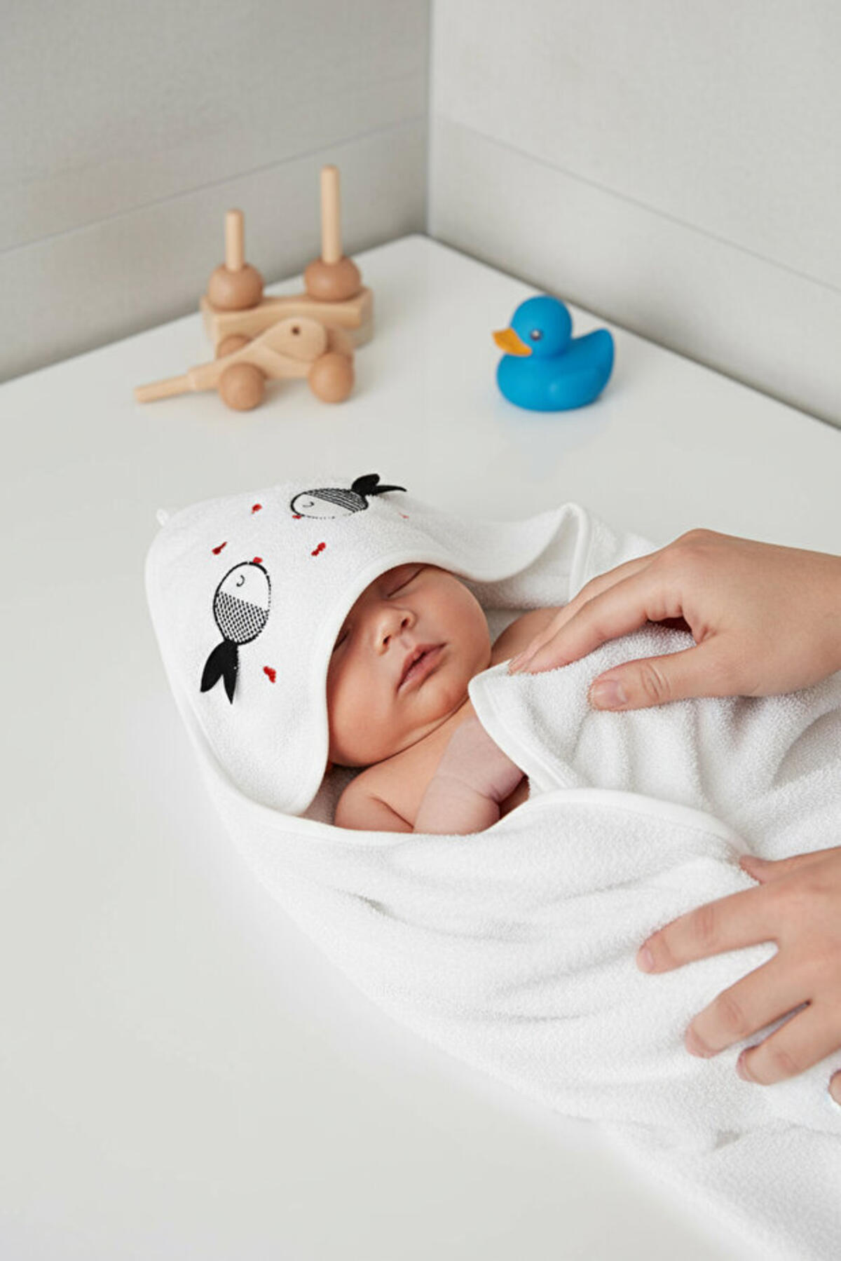 Kanz Havlu Kundak Silgi Nakışlı (Knz-037) Fish