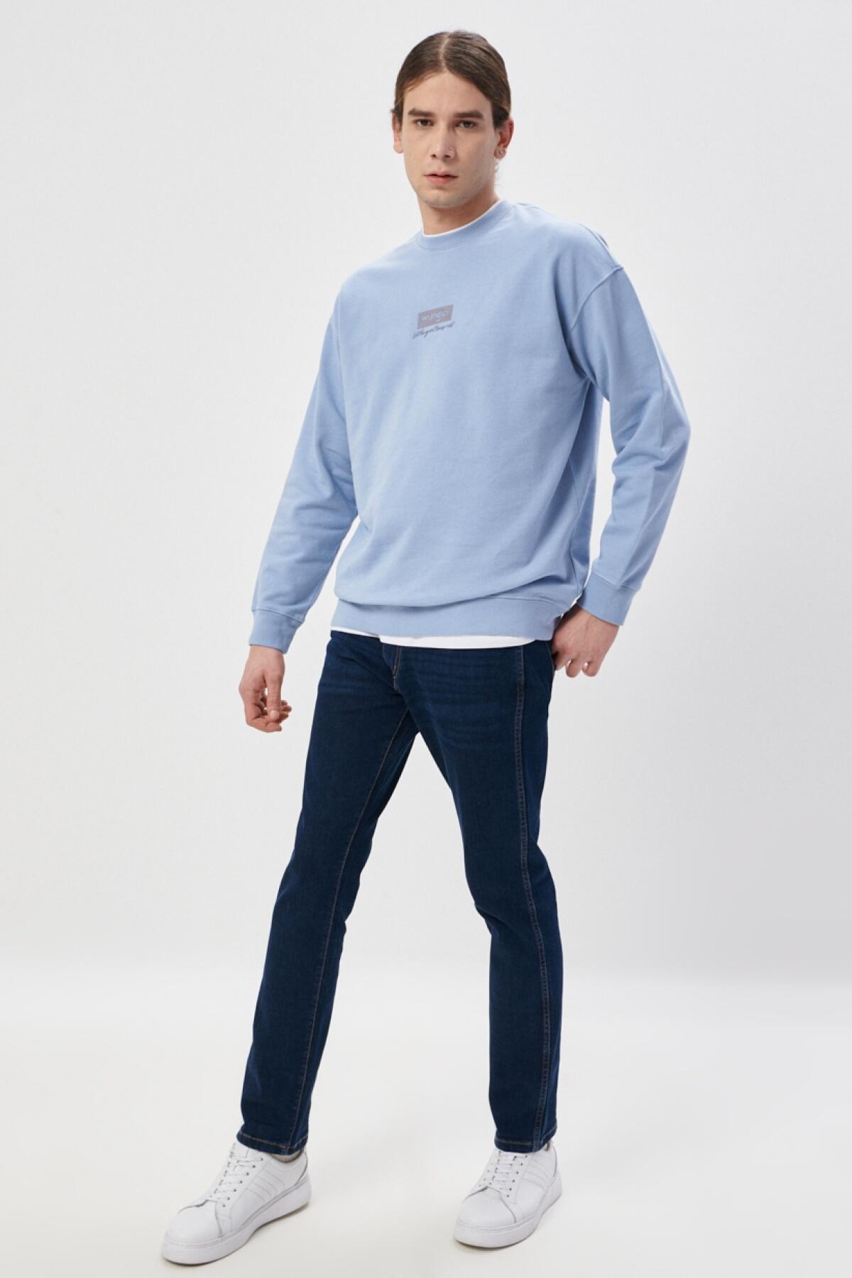 Wrangler Pantolon Jean Larston W18SXL374 Mavi
