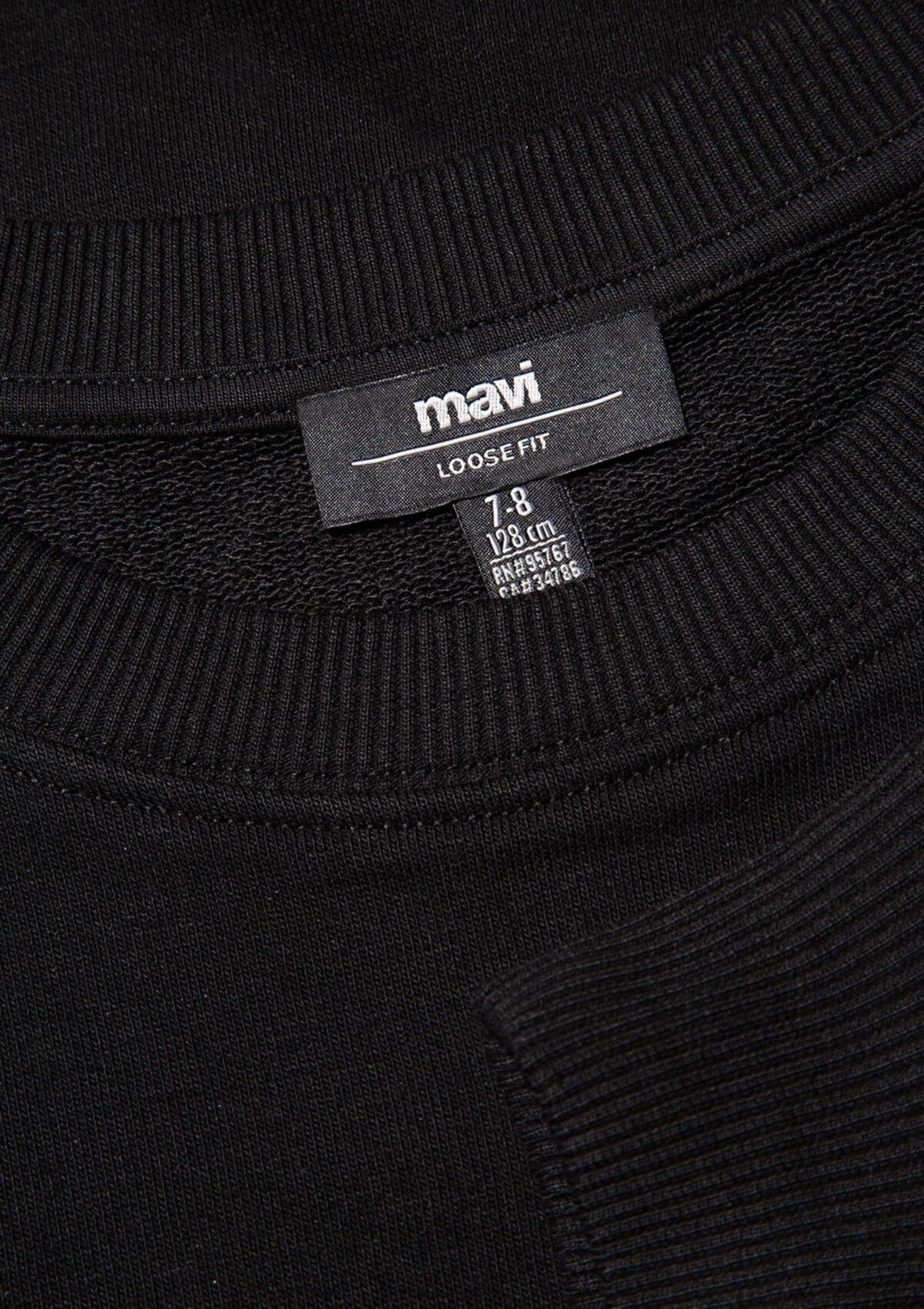 Mavi Sweatshirt Erkek Çocuk M6S10034-900 Siyah