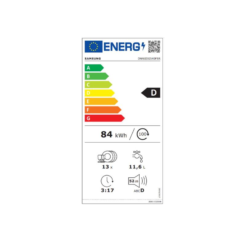 Samsung Bulaşık Makinesi DW60DG540FSRTR 4 Program