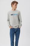 Mavi Sweatshirt M067146-35010 Açık Gri Melanj